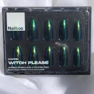 "Halloween Shop" Nailboo COFFIN PRESS-ON NAILS !!!WITCH PLEASE!!!